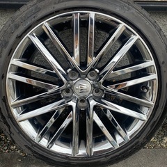 21クラウン純正スパッタリングアルミホイールタイヤ付き18インチの画像