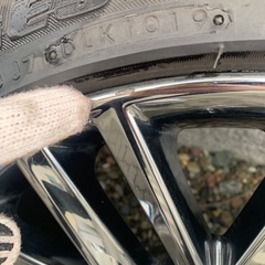 21クラウン純正スパッタリングアルミホイールタイヤ付き18インチの画像