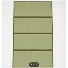 い草を使用した4つ折り畳マットレス　ニトリの画像