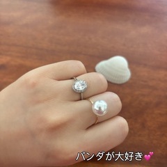 【新品未使用】パール指輪の画像