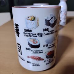 寿司柄 おちょこ・徳利・湯呑セットの画像