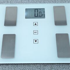 アイリスオーヤマ 超薄型 体重計 体組成計 IMA-001 ホワイトの画像