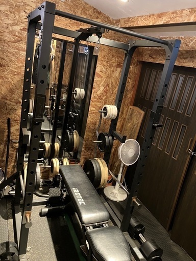 adidasハーフラック、インクラインベンチ