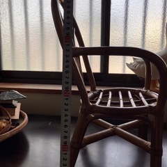 木製チェア　オブジェの画像