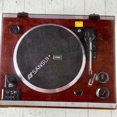 SANSUI Bluetooth機能付きレコードプレーヤー SLP-5000BTの画像
