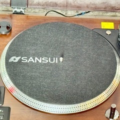 SANSUI Bluetooth機能付きレコードプレーヤー SLP-5000BTの画像