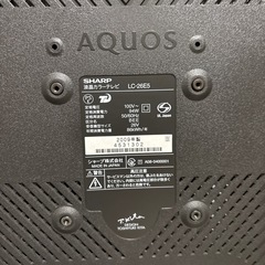 AQUOS 亀山モデル 26インチの画像