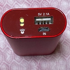 美品　モバイルバッテリー1️⃣の画像