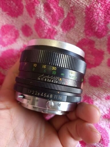 優良品超希少富岡光学auto yashinon 58 f1.7 ペンタマチック用 