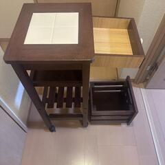 お譲りします！ キッチン 収納付き作業台の画像