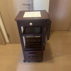 お譲りします！ キッチン 収納付き作業台の画像