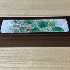 彩光舎　七宝焼き印鑑ケース 「山帰来」
