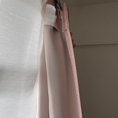 ピンクのカーテン2枚　100x188cmの画像