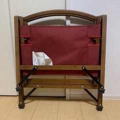 キャンプ　チェア　椅子　折り畳み　ワインレッドの画像