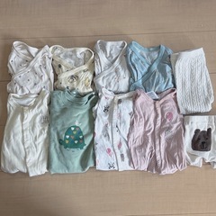 ベビー服10点　肌着 カバーオール パジャマ　ボディスーツ レギ...