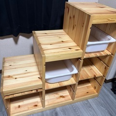 収納棚　IKEAトロファスト