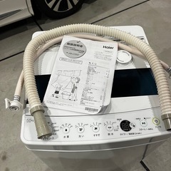 超美品！5.5キロ洗濯機　新品糸屑フィルター交換済み　簡単清掃しました！の画像