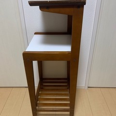収納棚　電話台　昭和　レトロ　アンティークの画像