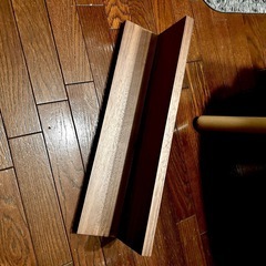 無印良品 壁に付けられる家具棚 44cm ウォールナットの画像