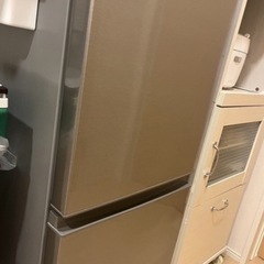 美品！2021年製AQUA ノンフロン冷凍冷蔵庫　AQR-13Kの画像