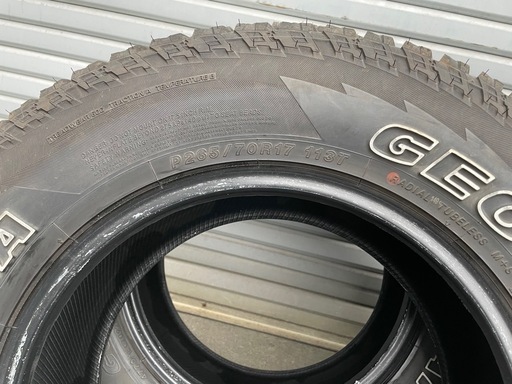 取引中 4本又は5本販売　ジオランダーAT 265/70R17 G015 2020年製 ヨコハマ　