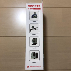 【受渡予定者決定】【未開封】Sports Cam スポーツアクションカメラ　FullHD　1080pの画像