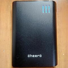 cheero 10400mAh モバイルバッテリー