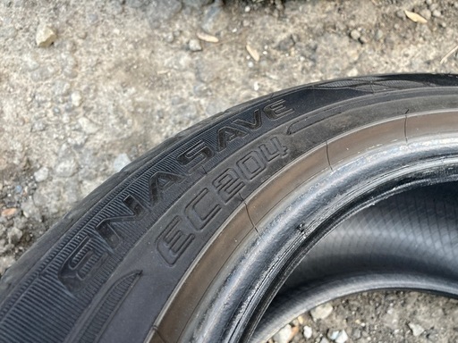2022年製 DUNLOP ENASAVE EC204 215/50R17 4本 夏タイヤ溝あり