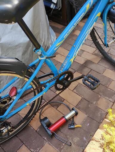 子供用自転車】22インチ5段変速・空気入れとセットで (NAO