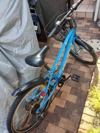 子供用自転車】22インチ5段変速・空気入れとセットで (NAO