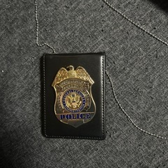 フェイク　USポリスバッヂ