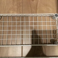ダイソー　スチールラック　メタルラック　ホワイトの画像