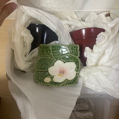たち吉　壺　赤絵　一膳丼揃　お椀　陶器の画像