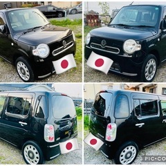 車検２年付きBluetoothナビデレビBカメラETCダイハツミラココア軽自動車の画像
