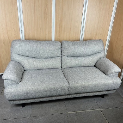 ニトリ　ファブリックソファー　グレー色　一人暮らし　単身赴任