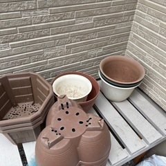 100均植木鉢ストロベリーポット等の画像