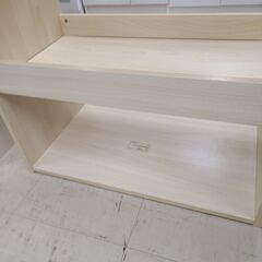 J9315　クローバー　木製ハンガーラック　キッズハンガーラック　クリーニング済み【リユースのサカイ柏店】の画像