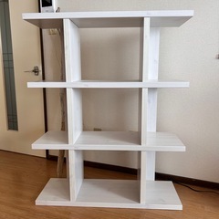 ホワイト 白 ディスプレイ 棚 ラック