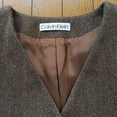 Calvin Klein（カルバン・クライン） 茶系ジャケットの画像