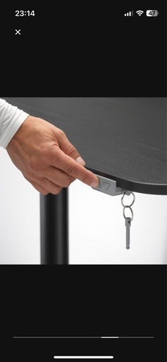 IKEA ベカント　電動昇降式　ブラック
