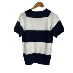 【GENERAL SUPPLY 】半袖ストライプニット Sの画像