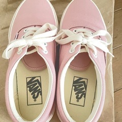 ⭐︎美品⭐︎VANSスニーカー　ピンク　22センチの画像