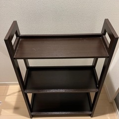 木製　3段ラック　収納　棚