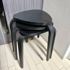 (IKEA) (美品) KYRRE スツールの画像