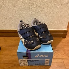 14.5センチ❗️細みアシックスシューズ❗️