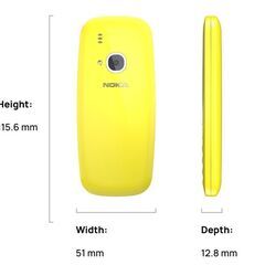 復刻版 Nokia 3310 キュートな携帯(日本では携帯としては使えません)の画像