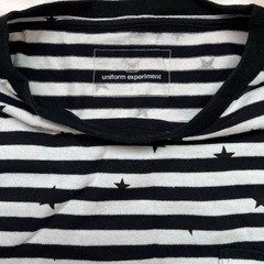uniform experiment ボーダー星Tシャツ❗️の画像