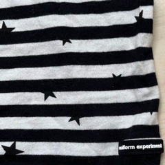 uniform experiment ボーダー星Tシャツ❗️の画像