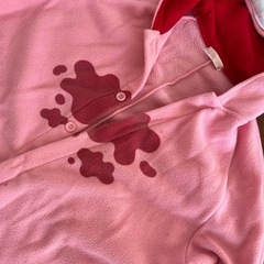 新品未使用クマ耳付きのピンクのオーバーサイズルームウェアLセイズの画像