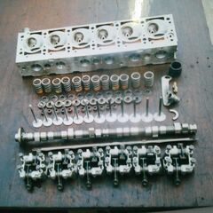 Mベンツ103エンジンリビルトシリンダ-ヘツト取付け124-126